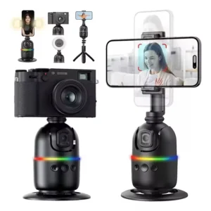 fangtuosi 2025 ai gimbal stabilizer with light – facial tracking & follow shooting for ios smartphones